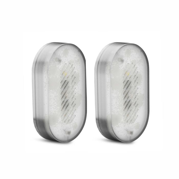 Decathlon - Twin-Pack Usb Clip Front/Rear Bike Lights Sl510 - Black - One Size