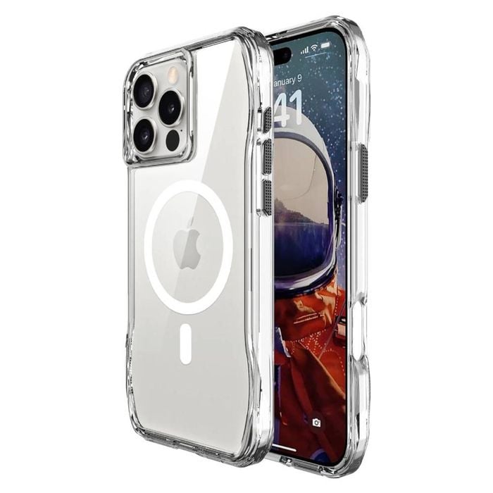 Soka Octagon Magsafe Case (Suits iPhone 16 Pro Max) - Clear