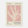 Galrie Papiers Découpés Pink Foliage H. Matisse Print (1955) Elegant for your Home, Poster Only, A3 30 x 42cm (12 x 16inch)