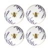 4pk Lvd Wildflower Bee Ceramic Kitchen Trinket Tray Gift Dish 10cm
