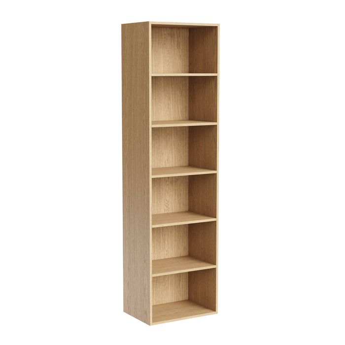 Kaboodle 200-299mm Honey Oak Customisable Deep Tall Pantry Open Shelf