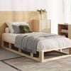 Oikiture Wooden Bed Frame Base-Single