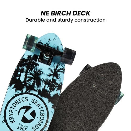 Kryptonics Mini skateboard Cruiser à pan coupé