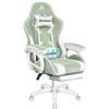 ALFORDSON Massage Gaming Chair Sherpa Fleece
