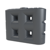 Melro Tanks 4000L Metal Grey Slimline Poly Water Tank