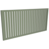 ProtectorAl 1001 - 2000 x 300 - 1000mm Pale Eucalypt Vertical 18mm Gap Aluminium Welded Slat Panel