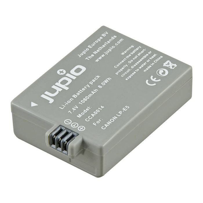 Jupio Li-Ion 7.4V 1080mAh Rechargeable Battery For Canon LP-E5/NB-E5 Camera