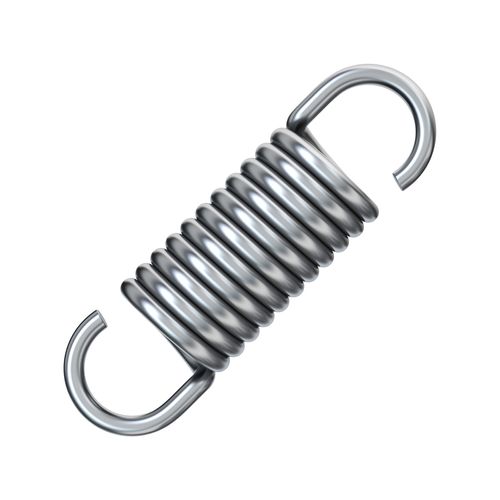 Produktbild von 5er-Pack Zugfedern Mit Haken – 130mm Länge, 1,0mm Draht, 10mm Außen-Ø, Für Spann- & Haltearbeiten