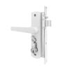Rolltrak White Keyed Hinged Screen Door Lock