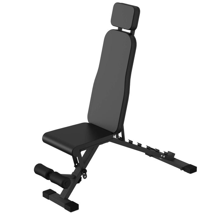 Advwin Adjustable Weight Bench with 7 Backrest & 4 Seat & 3 Footrest Positions, 300KG Weight Capacity