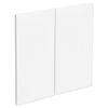 Kaboodle 600mm Vanilla Essence Modern Rangehood Cabinet Doors - 2 Pack