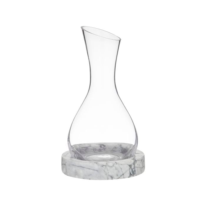 Taste Davis & Waddell Nuvolo Marble Decanter Grey & Clear 15x15x30cm/1L