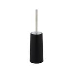 Barelli Matte Black Plastic Toilet Brush And Holder