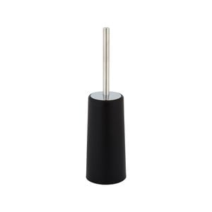 Barelli Matte Black Plastic Toilet Brush & Holder