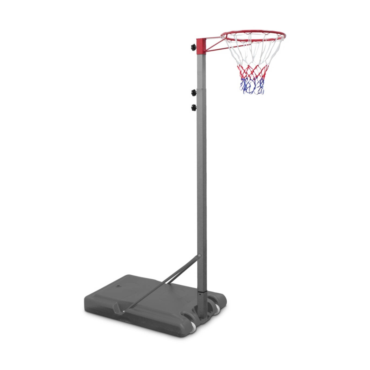 Pivot Goal Attack Portable Netball System Adjustable Ring Height Water ...