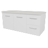 New England Joinery 1200mm Grandeur Regal Top Wall Hung Vanity