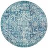 Sense 253 Blue 240x240cm - Large Round Transitional Pet Friendly Indoor Rug
