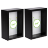 Nicola Spring 3d Deep Box Photo Frames - 4 X 6" - Pack Of 2