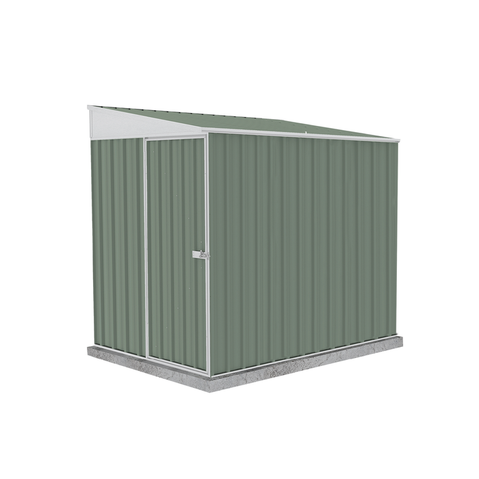 Absco Sheds 1.52 x 2.26 x 2.06m Pale Eucalypt Narrow Single Door Garden Shed