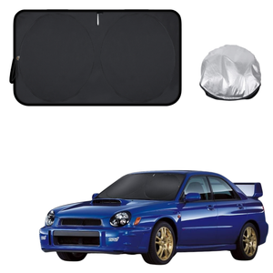 Front Windscreen Sun Shade for Subaru WRX 2000 - 2007 - Standard 150 x 85 cm - Black