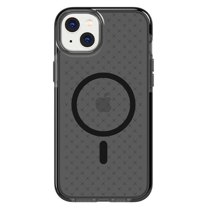 Tech21 Evo Check  Magsafe Case (suits Iphone 14 Plus) - Smokey Black
