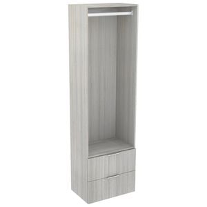 Lugna 2048 x 600 x 380mm Mist Hanging 2 Drawer Storage Cabinet