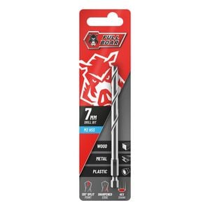 Full Boar 7mm Hex Shank M2 HSS Drill FBHSSM2-070HX
