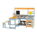 Costway Wood Kitchen Pretend Playset