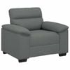 vidaXL Sofa Chair Dark Grey 60 cm Fabric single sofa chair accent chair