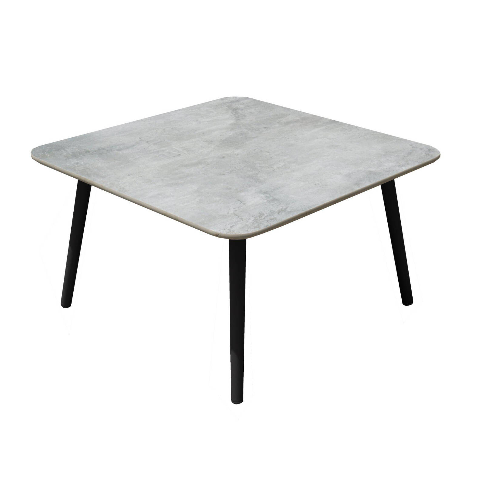 Bayview Ceramic Outdoor Coffee Table — Charcoal by FurnitureOkay