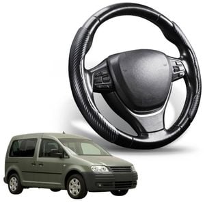 Segmented Steering Wheel Cover for VolksWagen Caddy 2005 - 2021 Front Only