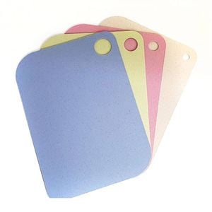 4pc Classica Wheat Straw Cutting Rectangular Board Non-Slip Surface 33x24cm
