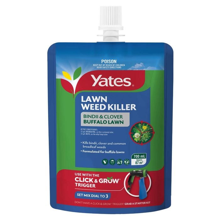 Yates 700ml Click And Grow Bindii And Clover Buffalo Lawn Weed Killer