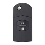 TKW to suit Mazda 3, 5, 6, CX7, CX9, M6, RX8, MX5, and more - Flip Car Key Shell - 2 Button - MAZ24R Blade