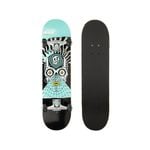 Kid's Mid Skateboard Ages 8-12 Size 7.5" - CP100 Geometric - Electric Blue