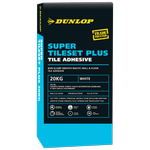 Dunlop 20kg White Super Tileset Plus Tile Adhesive