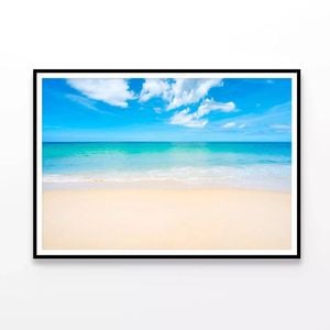 Beach with Sky in Thailand  Print 100% Australian Made 120x90cm  (Poster)