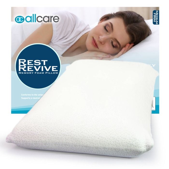 Rest & Revive Memory Foam Pillow - Premium Support For Sleep Comfort - Soft
