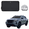 Front Windscreen Sun Shade for Nissan Navara Dual Cab 2022 - Current Pro-4X - Standard 150 x 85 cm - Black