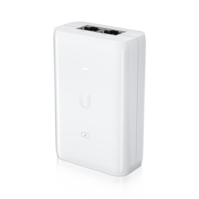 Ubiquiti PoE+ Adapter, 30W of PoE+,  RJ45 Data Input, AC Cable, U6 AP Suitable