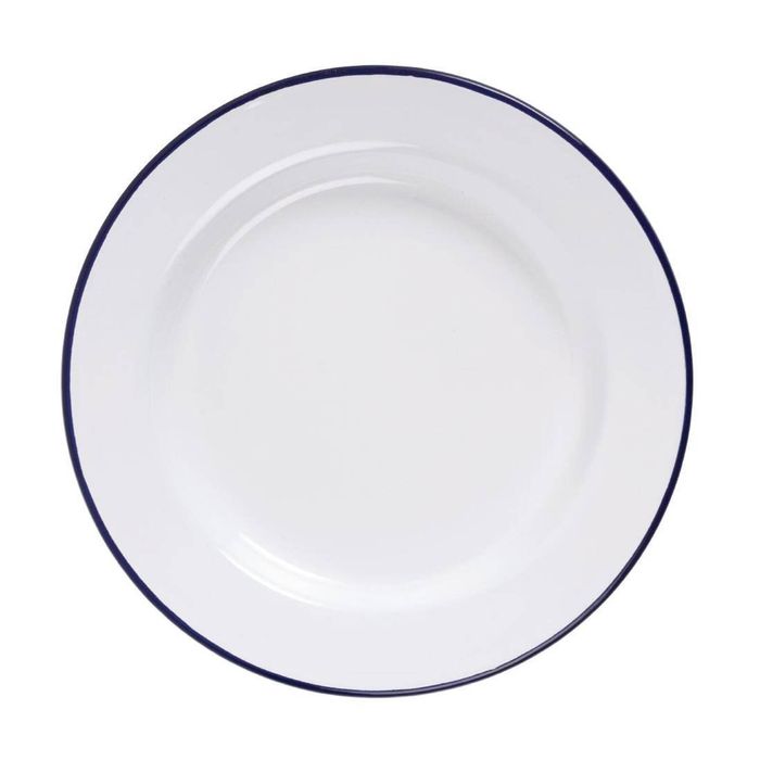 Olympia Dinner Plate Enamel 6 Pack 245mm Tableware Kitchenware