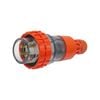 Deta 20A 500V Industrial 4 Pin Round Straight Plug