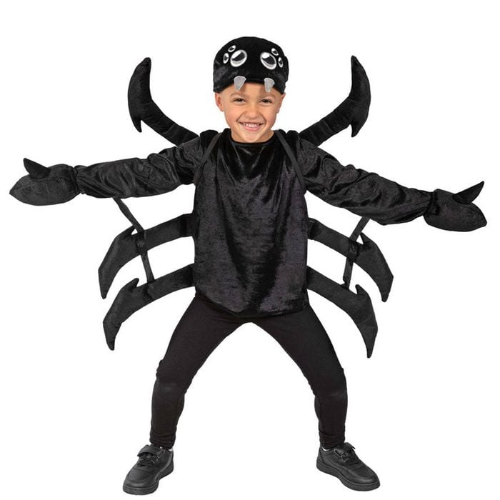 Web Crawler Boys Black Spider Halloween Costume - 4-6