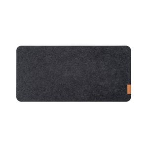 Desky Cork/felt Desk Pad - Extra-large - 90x30cm / Dark Grey