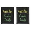 2x Quartet Flashing Led Battery Powered Writing/message 44cm Board Glass/sign