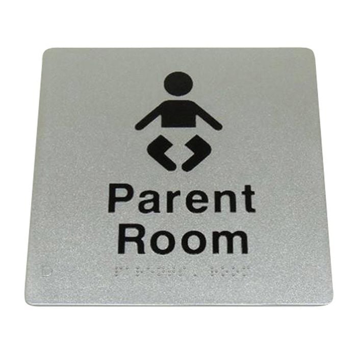 Bradley Braille Toilet Sign Parent Room 975-PR-S