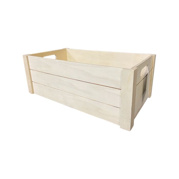 Crafted 32 x 17 x 12cm Plywood Crate