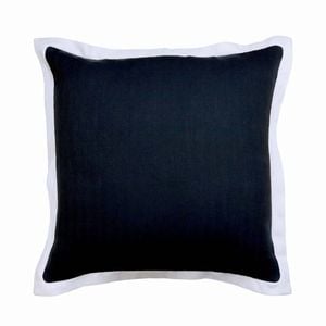 Madras Link Harvey Cushion -  Black / White