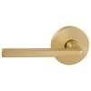 Gainsborough Satin Brass Avant Alba Passage Lever Set
