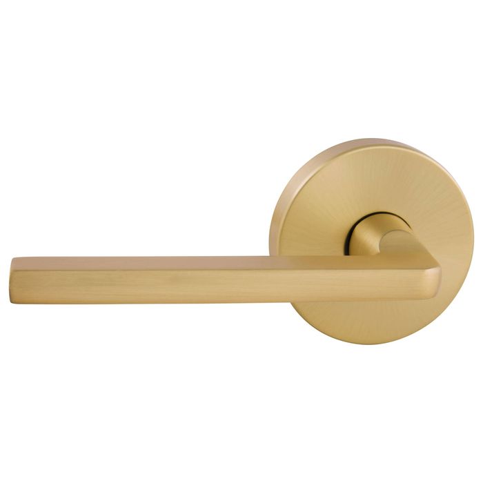 Gainsborough Satin Brass Avant Alba Passage Lever Set